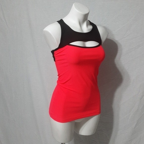 90 Degree by Reflex Cutout Racerback Active Tank Top Athleisure Yoga Gymwear S - Picture 4 of 6